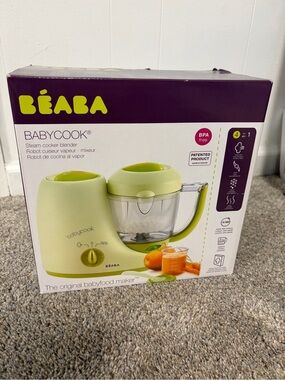 BEABA Babycook Steam Cooker Blender in Light Green - Baby Food Maker